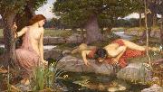 John William Waterhouse E-cho and Narcissus (mk41) oil painting artist